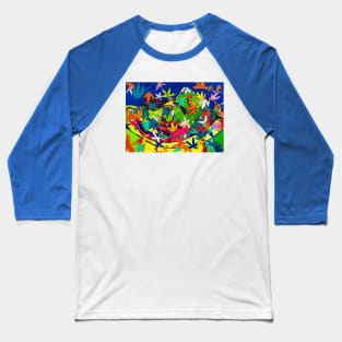 Machu Picchu Baseball T-Shirt